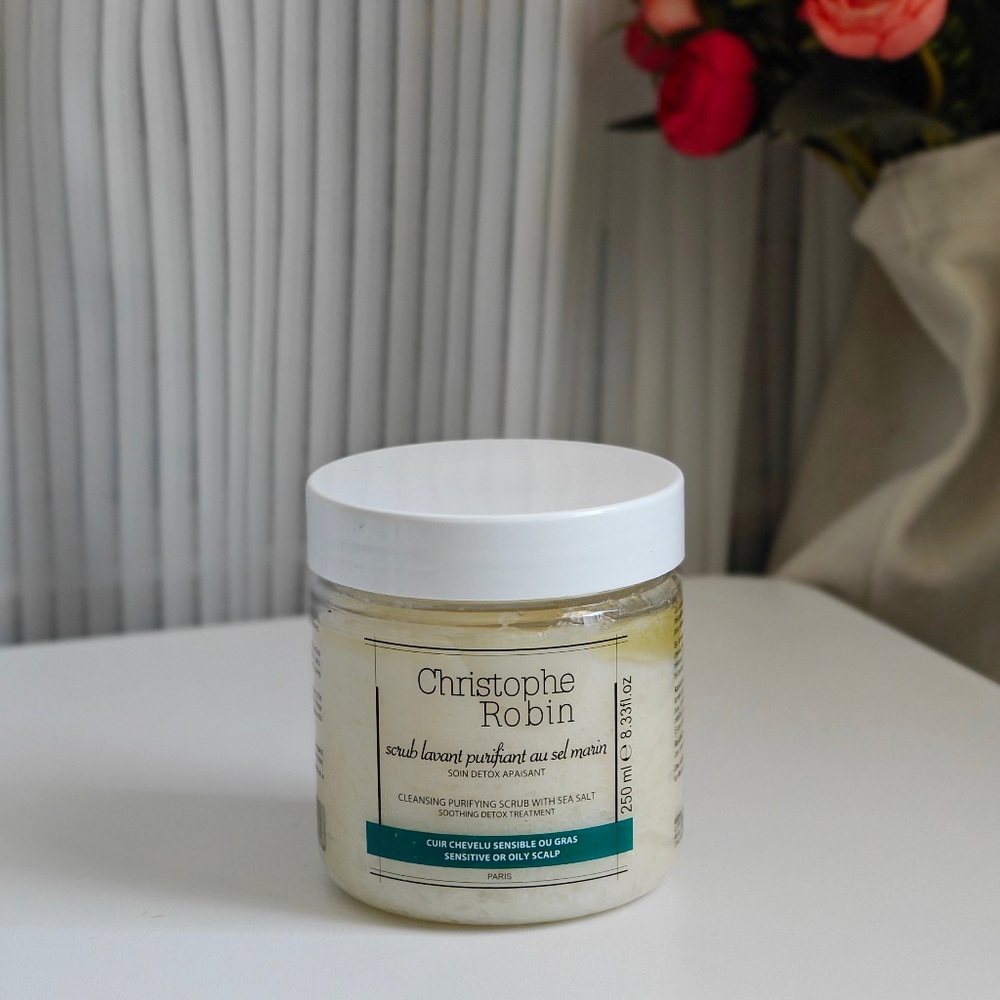 New Christophe Robin Purifying Scalp Scrub Sea Salt 8.33oz $53